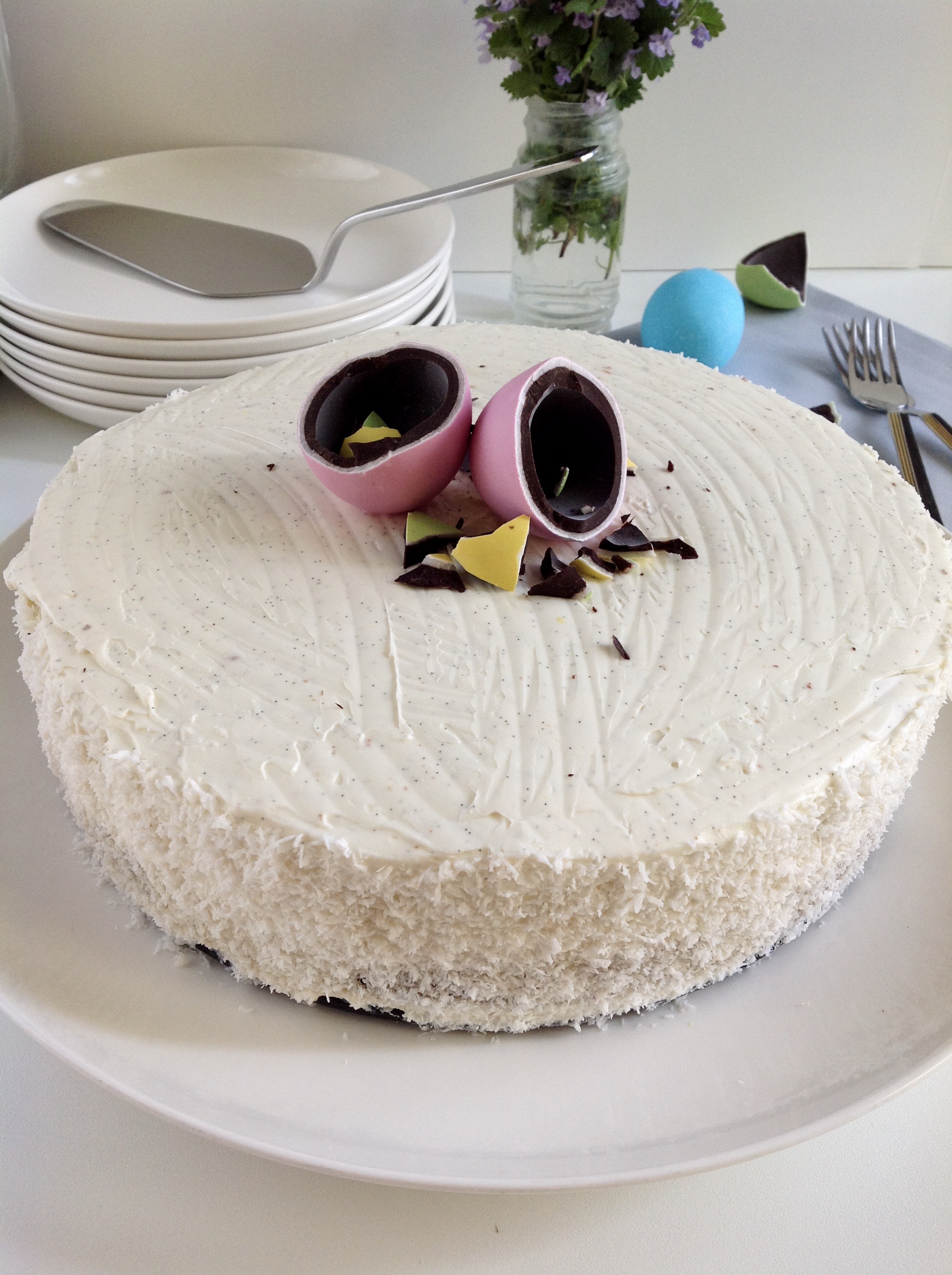 Torta di carote e cocco
