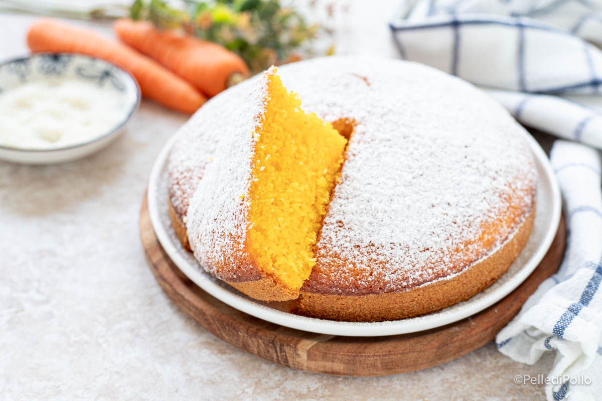 Torta di carote e cocco