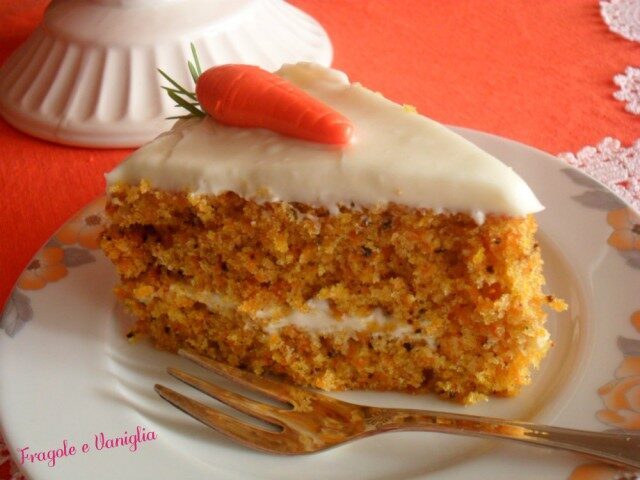 Torta di carote o carrot cake