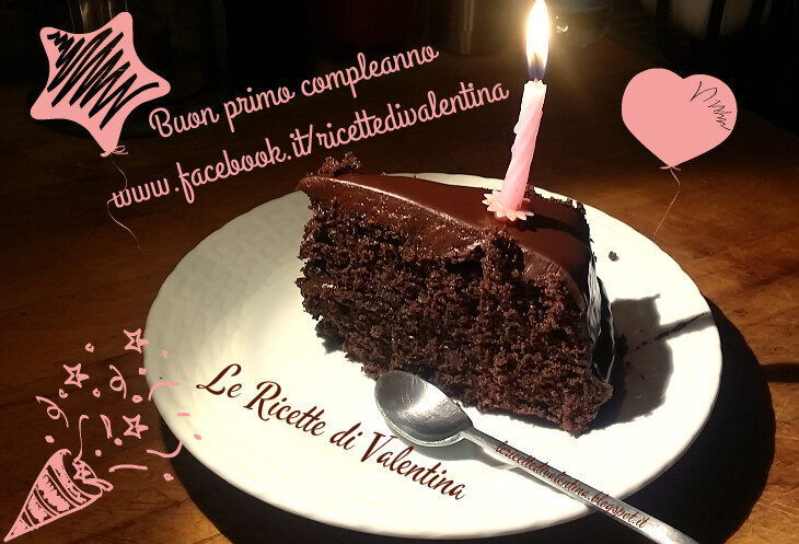 Torta di compleanno per la mia pagina facebook!