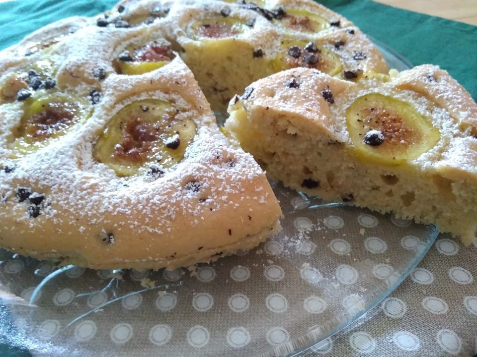 Torta di fichi al bicchiere