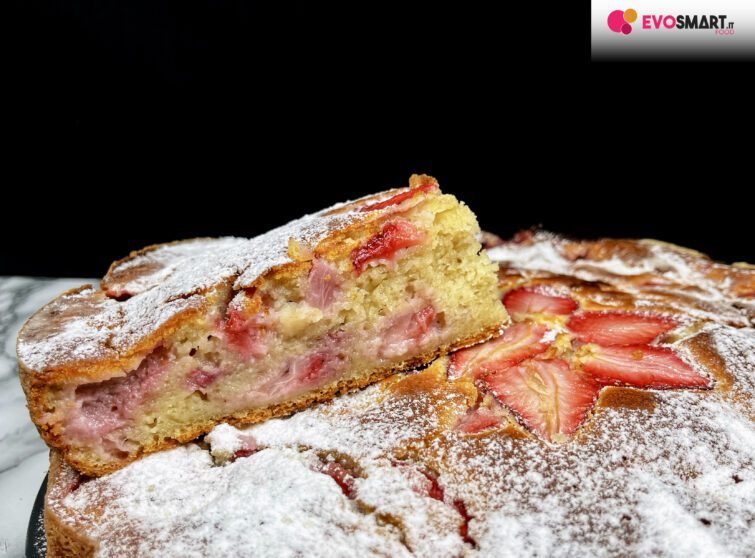 Torta di fragole e ricotta pronta in 10 minuti!