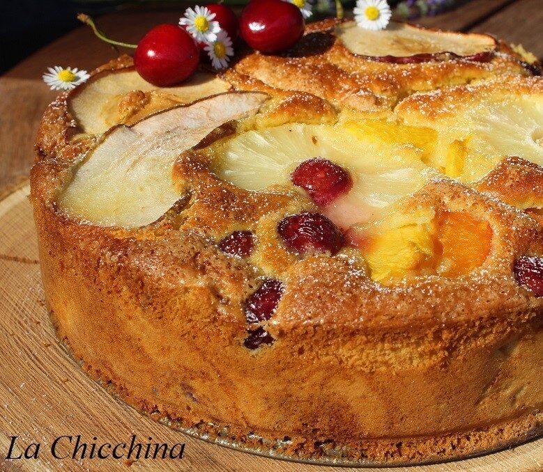 Torta di frutta (dentro e fuori!)