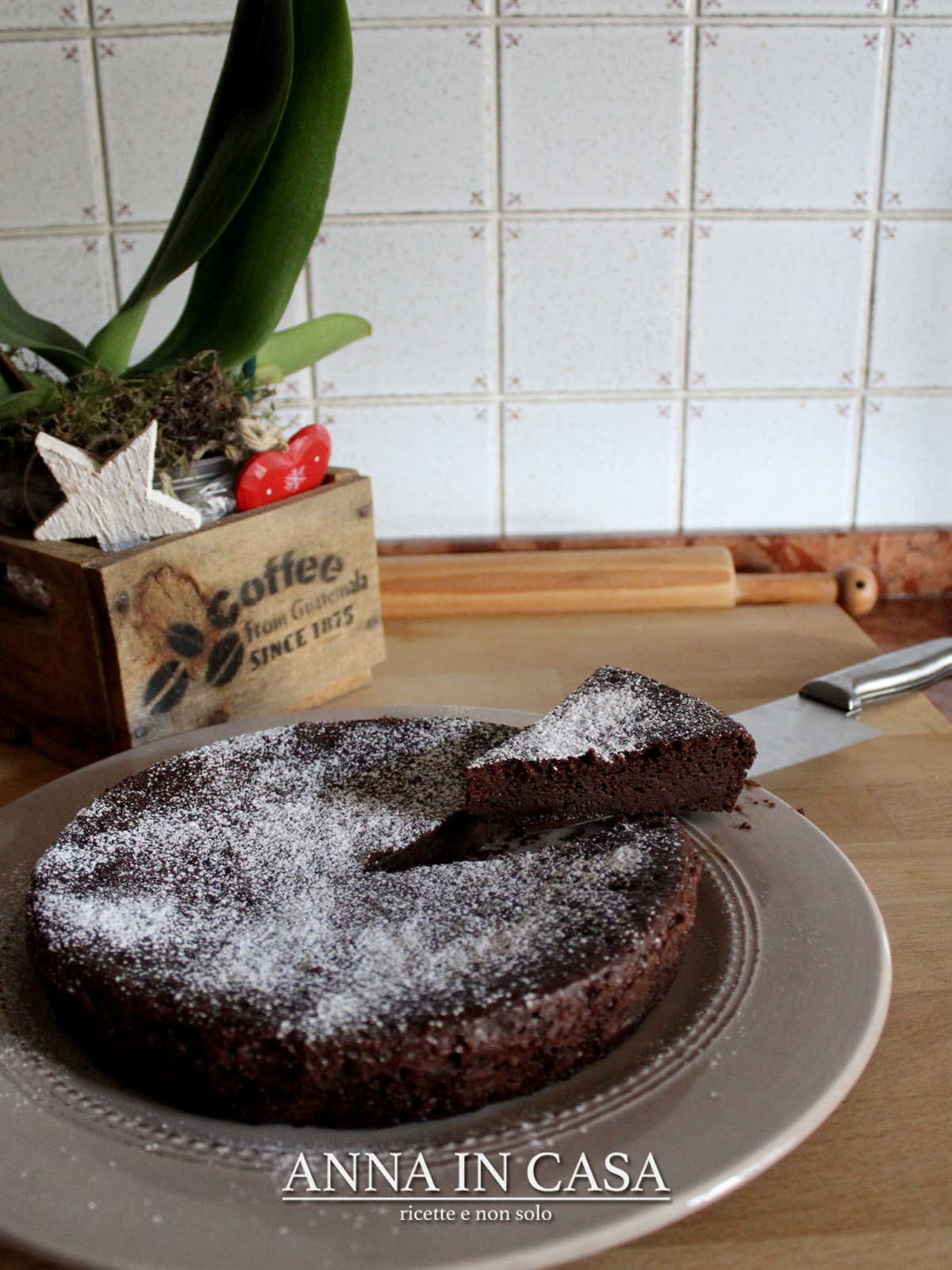 Torta di gelato al cioccolato