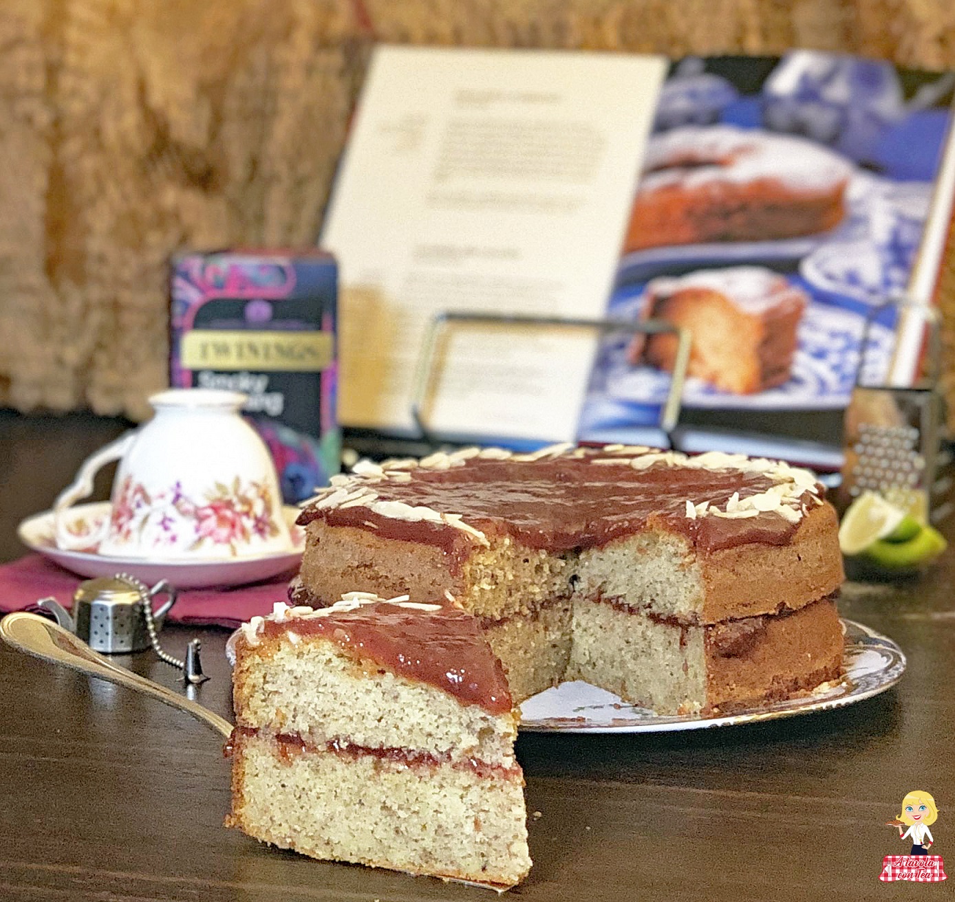 Torta di grano saraceno e confettura