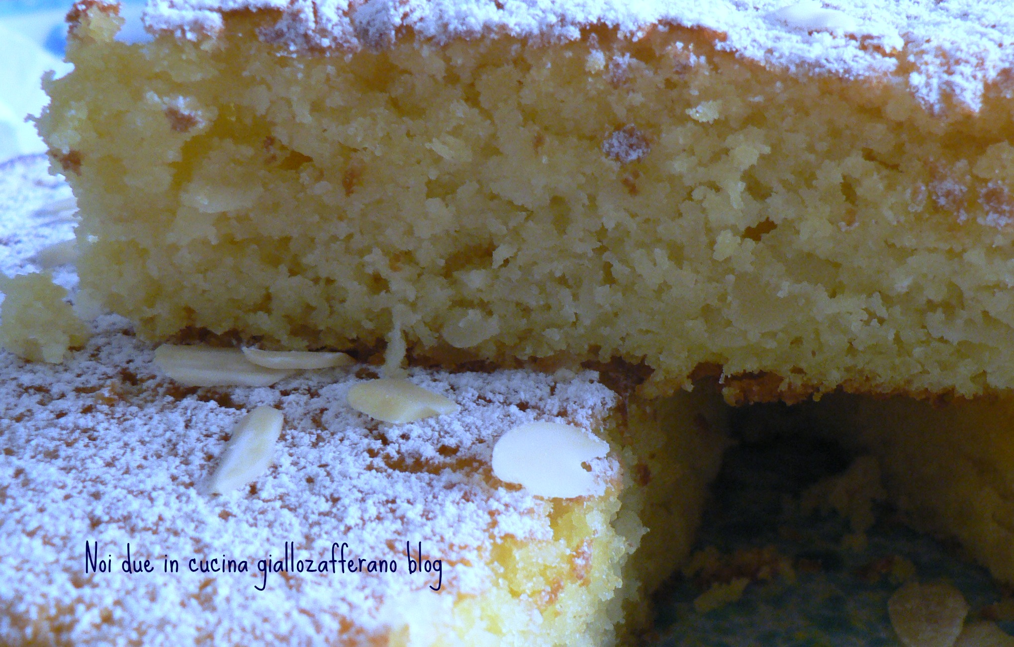 Torta di mandorle all’arancia