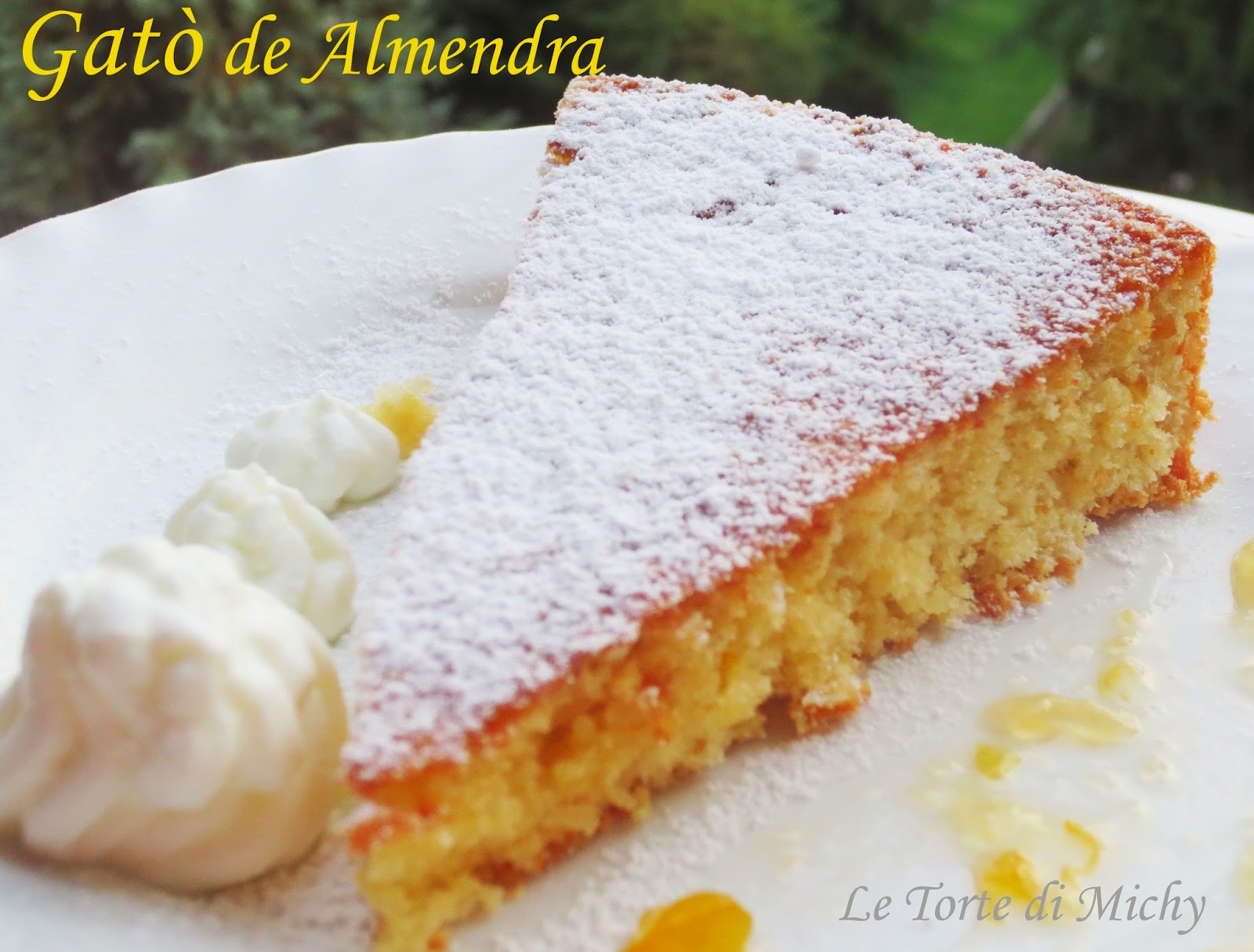 Torta di mandorle di maiorca (gatò de l’almendra)