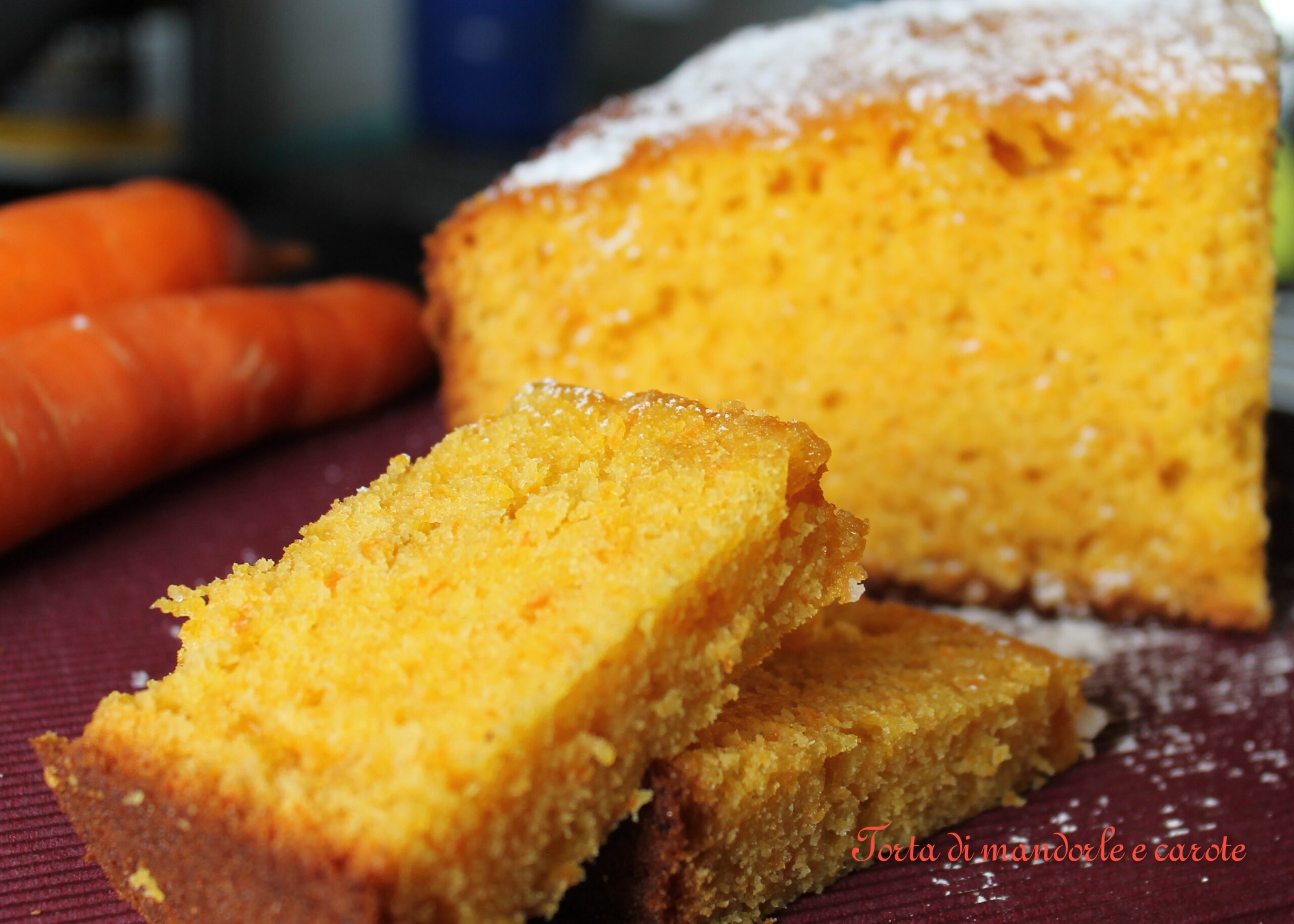Torta di mandorle e carote