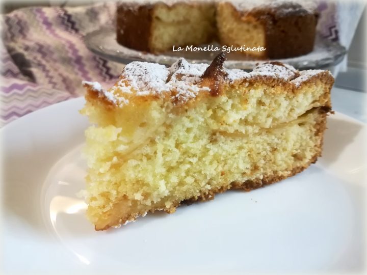 Torta di mele alla panna senza glutine