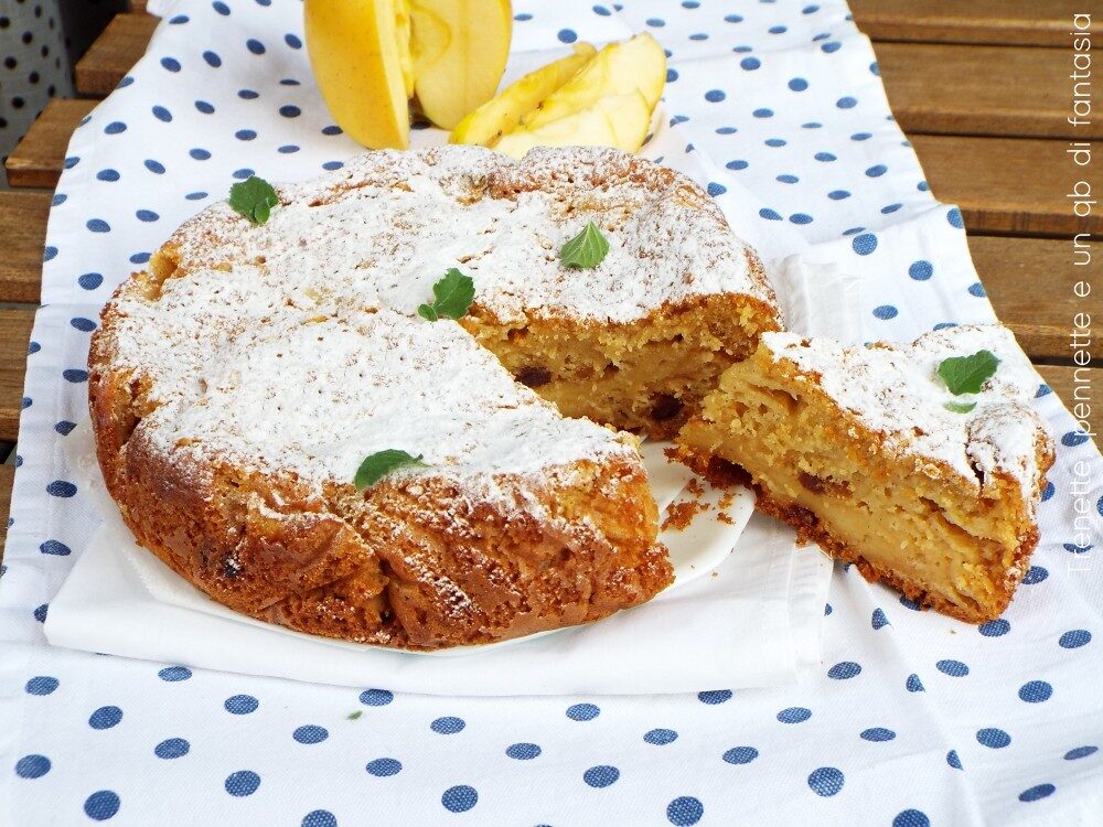 Torta di mele all’acqua senza burro
