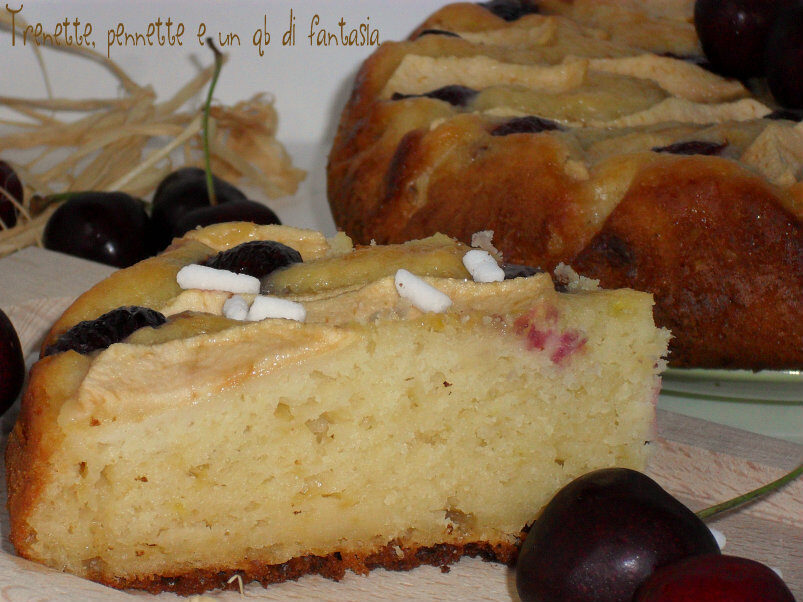 Torta di mele ciliege e ricotta