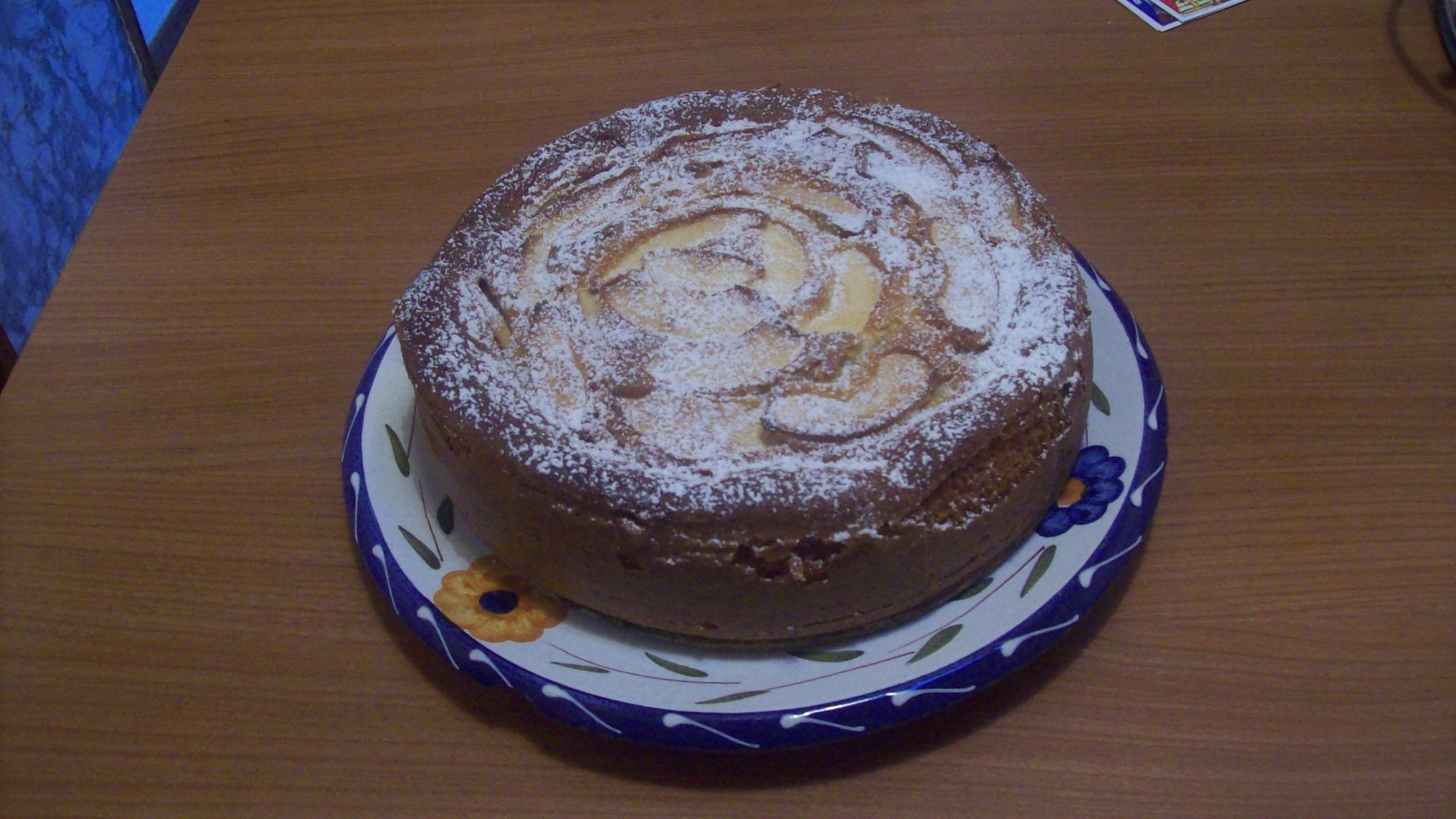Torta di mele con crema
