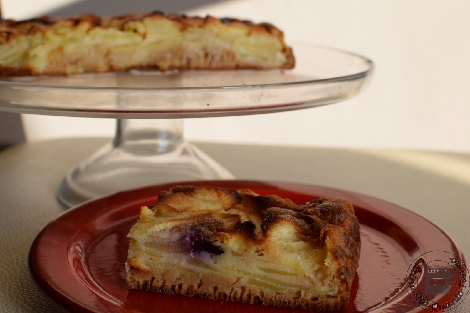 Torta di mele con poca farina