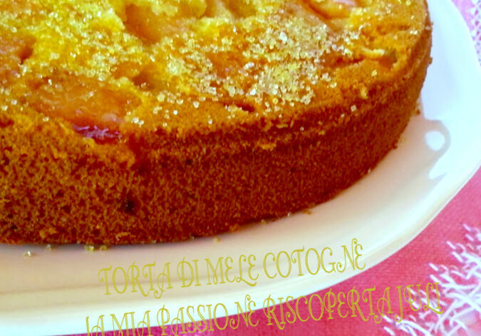 Torta di mele cotogne