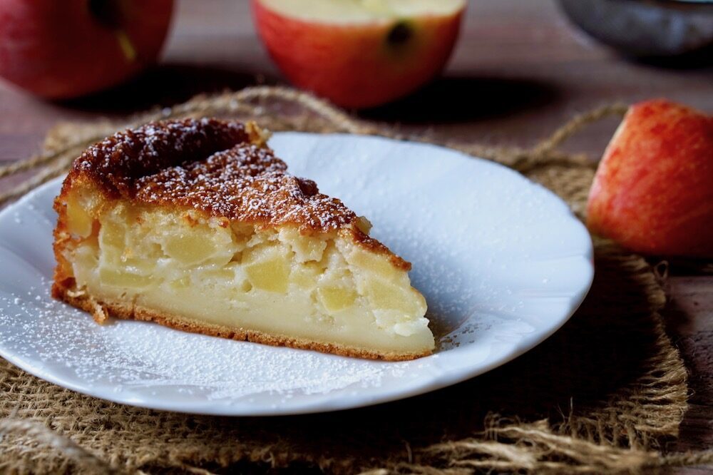 Torta di mele cremosa