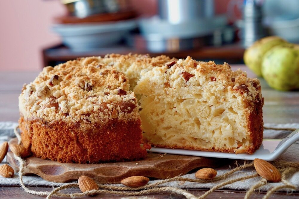 Torta di mele croccante