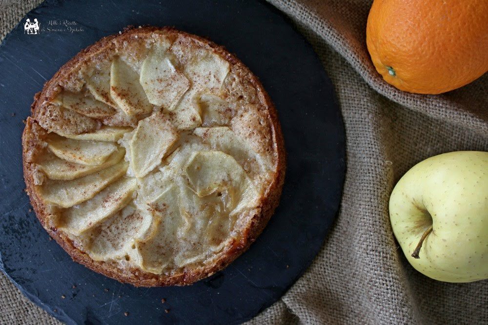 Torta di mele e arance senza uova