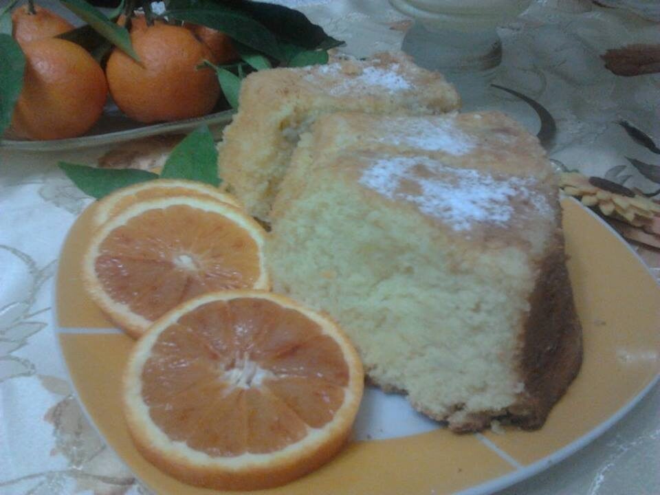 Torta di mele e arancia