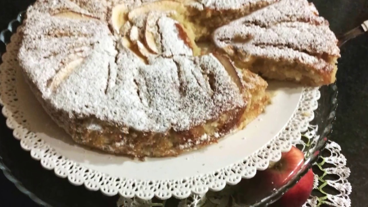 Torta di mele e banane