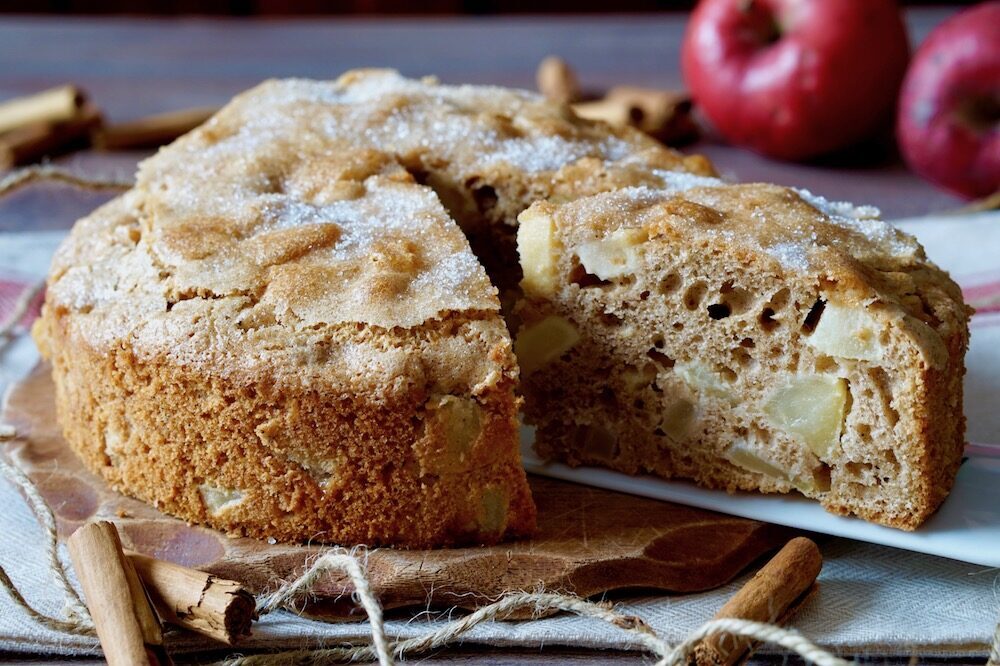 Torta di mele e cannella
