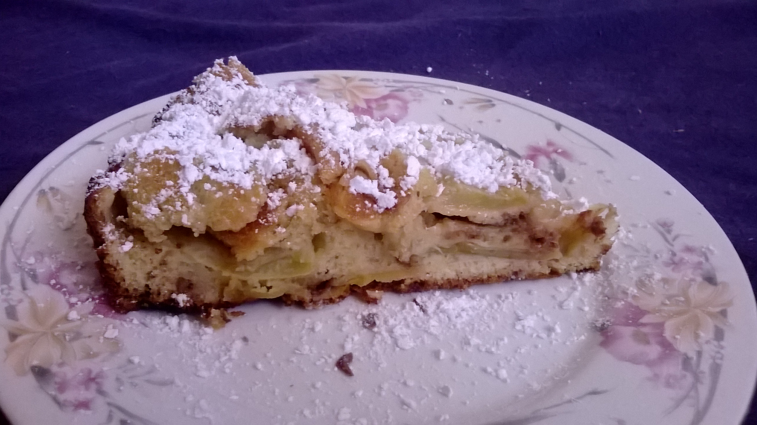 Torta di mele e cioccolato