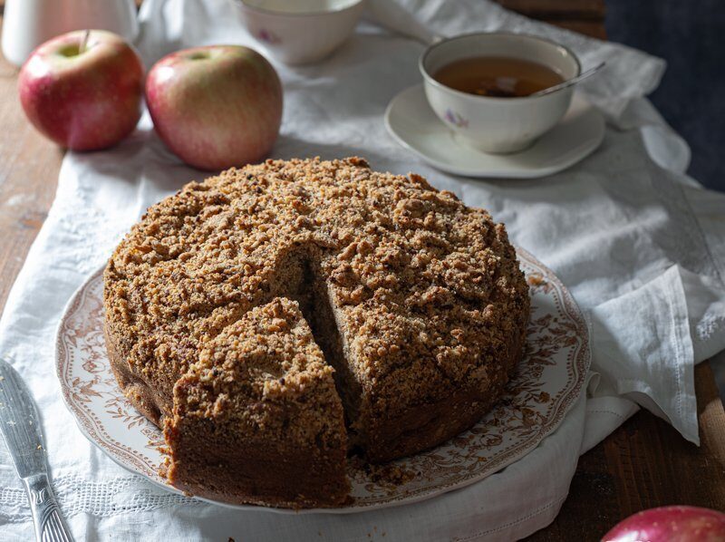 Torta di mele e crumble
