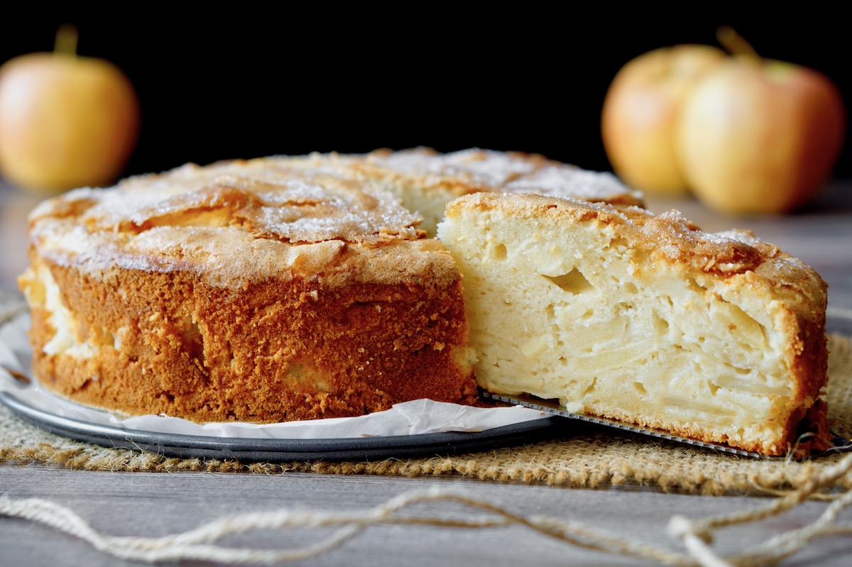 Torta di mele e limone