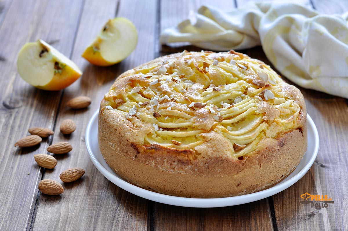 Torta di mele e mandorle