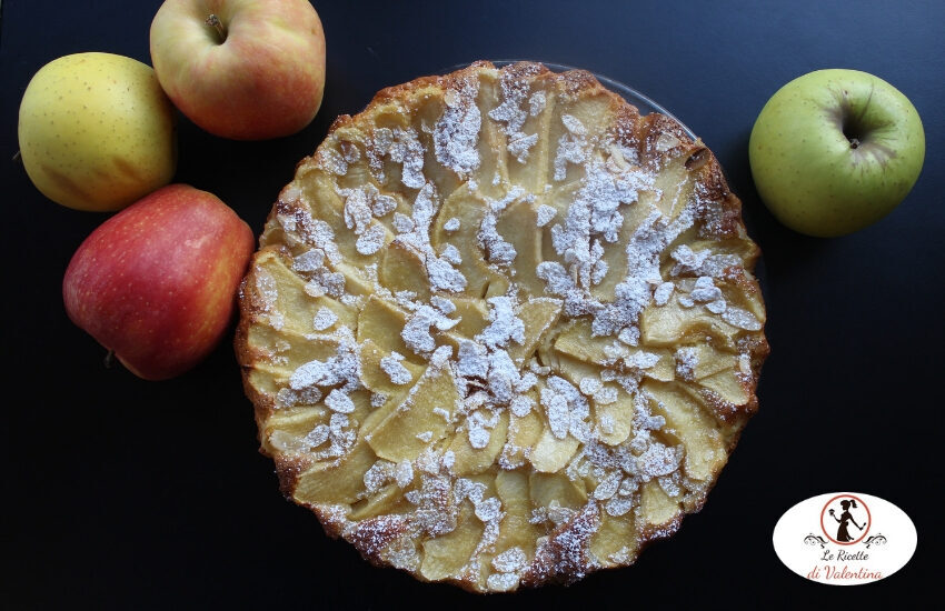 Torta di mele e mandorle