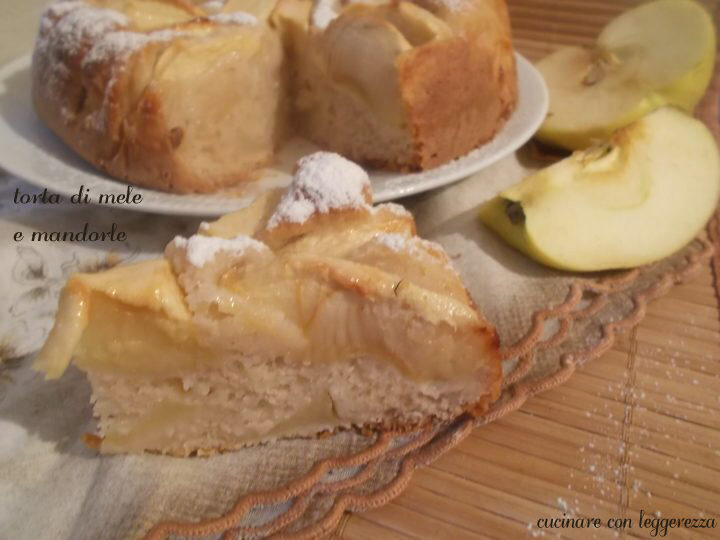 Torta di mele e mandorle