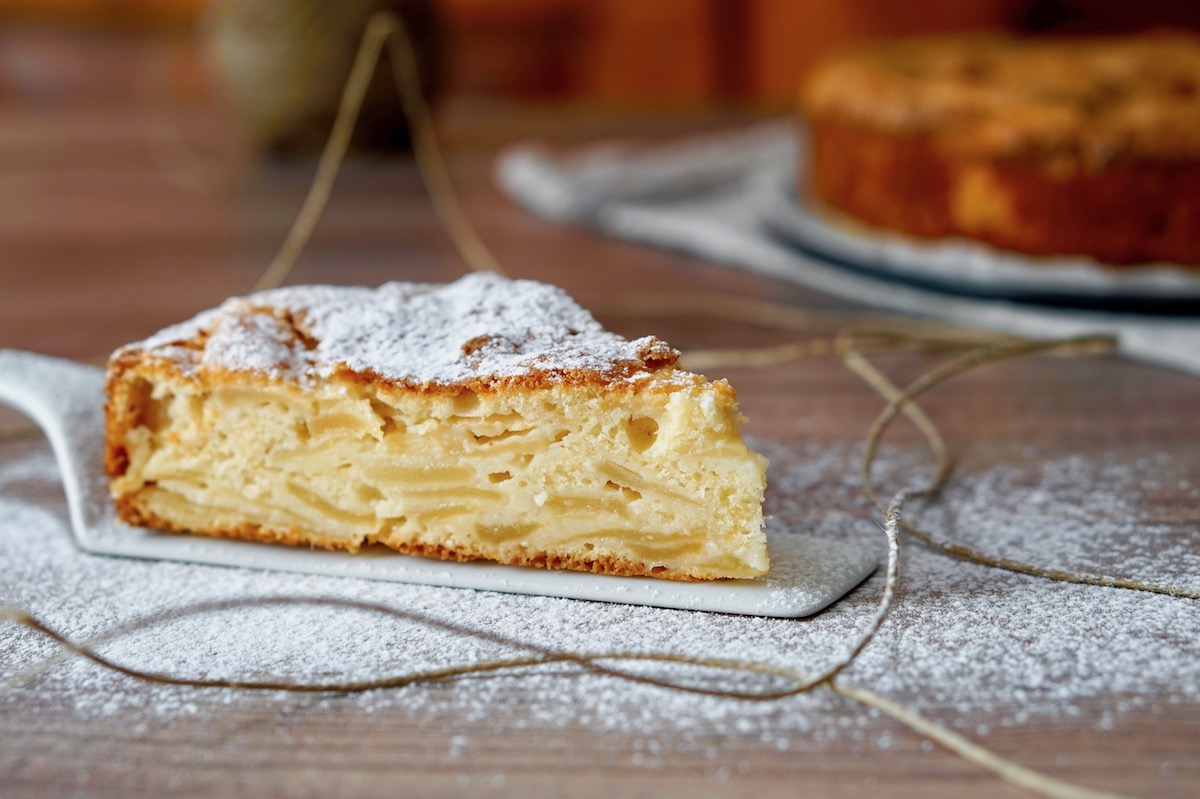 Torta di mele e mandorle senza grassi