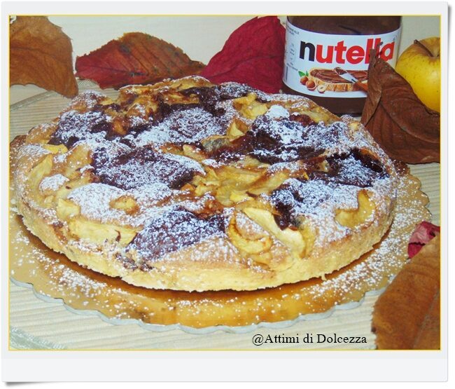 Torta di mele e nutella senza glutine