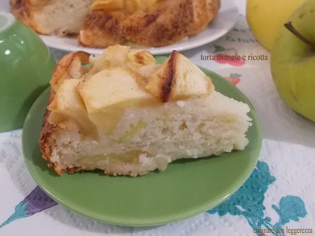 Torta di mele e ricotta