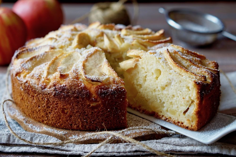 Torta di mele e ricotta