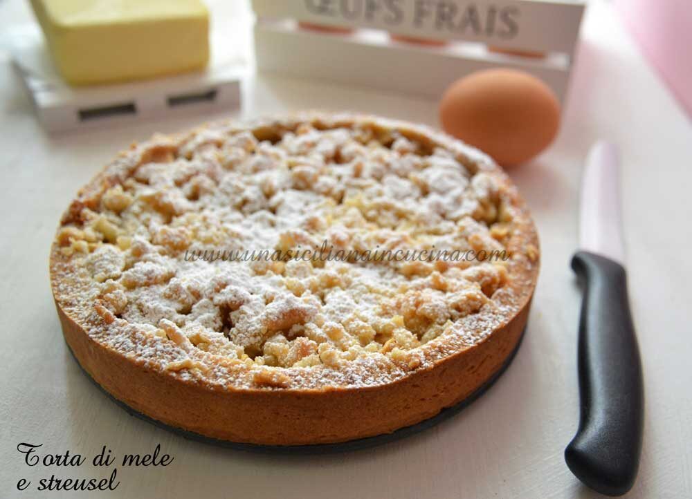 Torta di mele e streusel