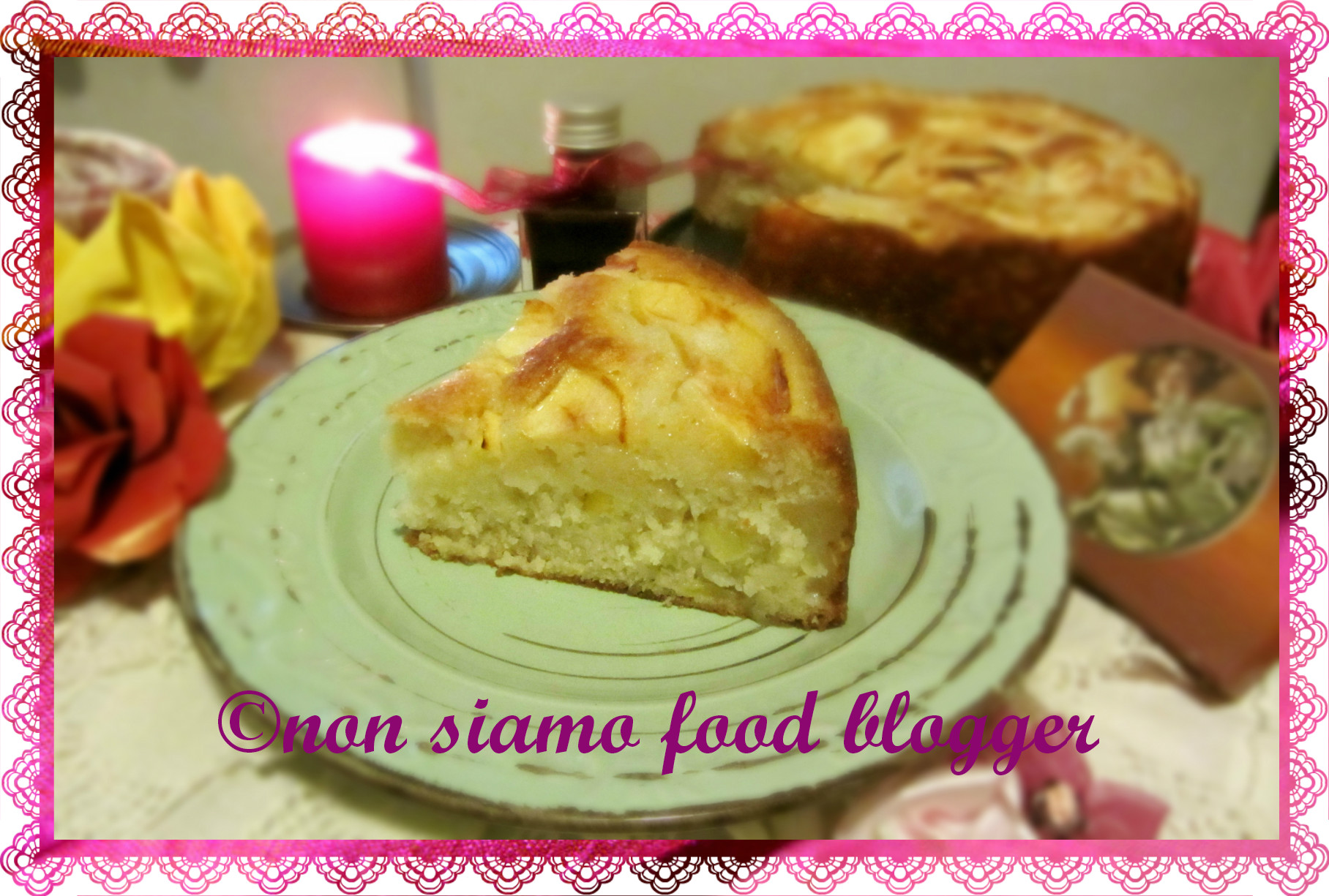 Torta di mele e yogurt light (senza uova, burro e latte)
