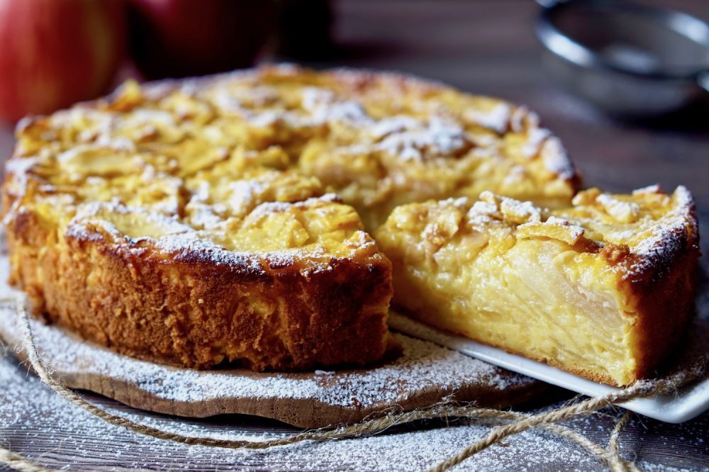 Torta di mele invisibili