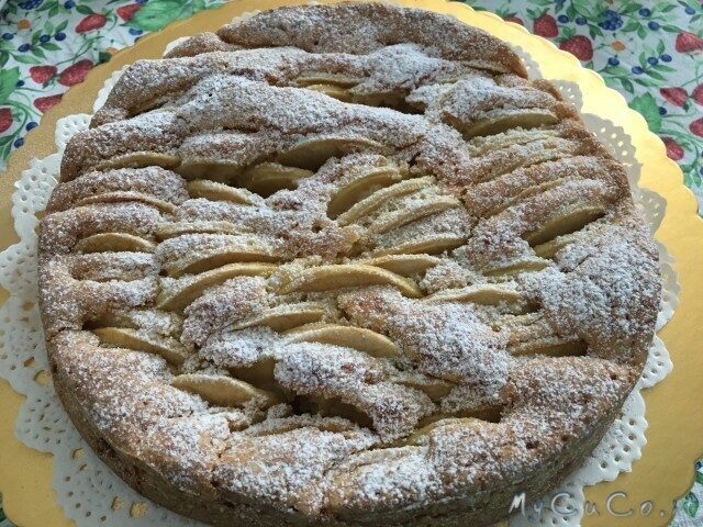 Torta di mele, per il compleanno di mia mamma, auguri!!