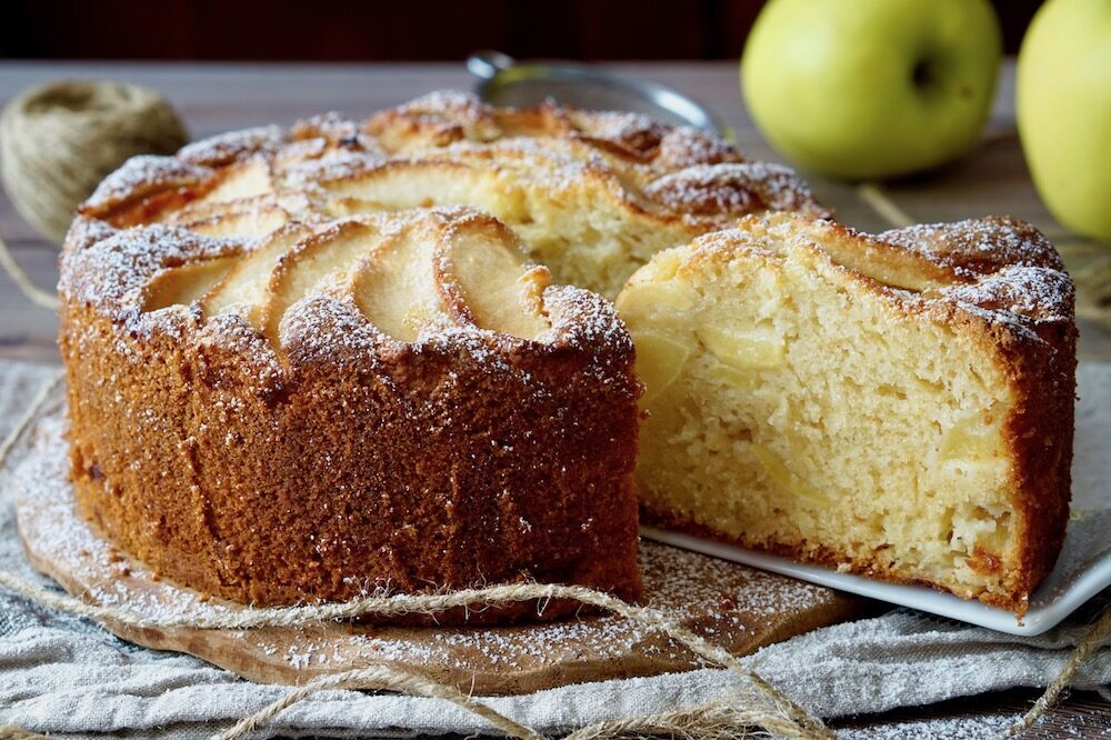 Torta di mele senza bilancia