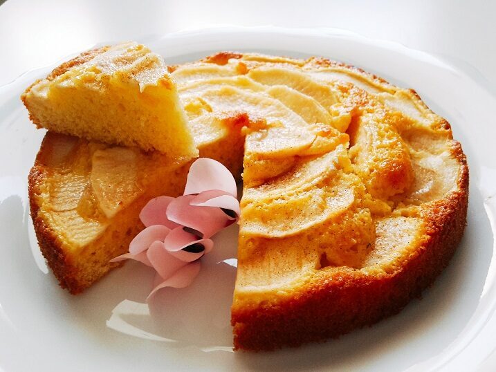 Torta di mele, senza burro e senza olio