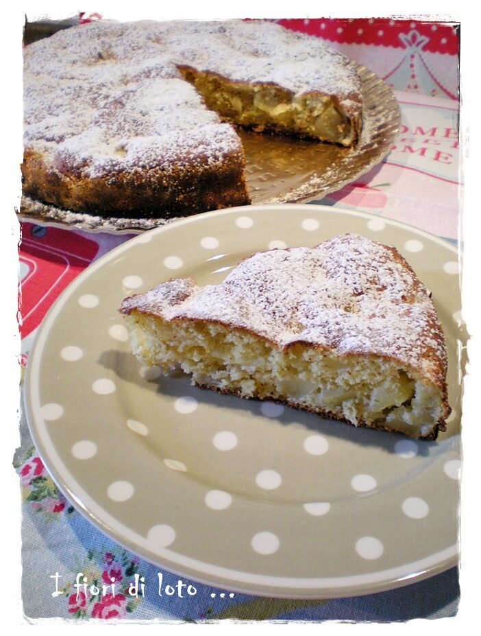 Torta di mele senza burro