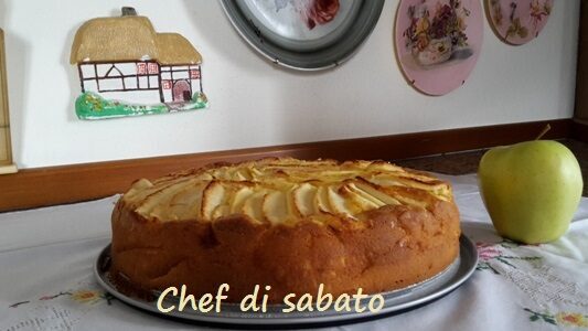 Torta di mele senza burro