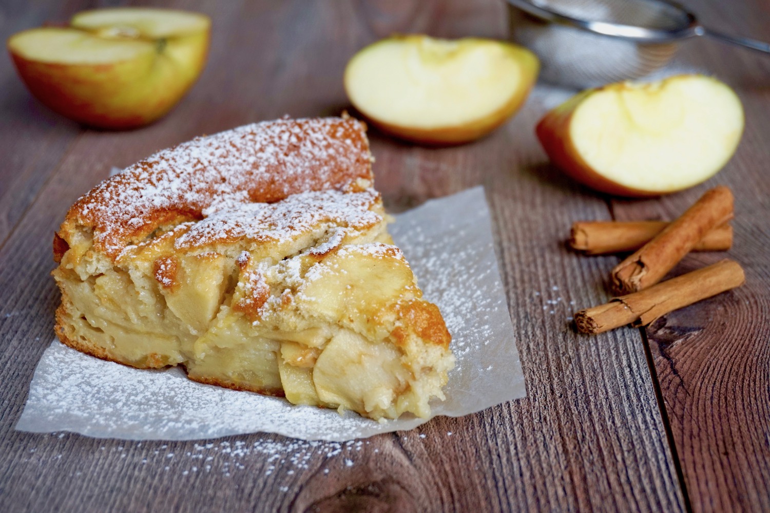 Torta di mele senza grassi