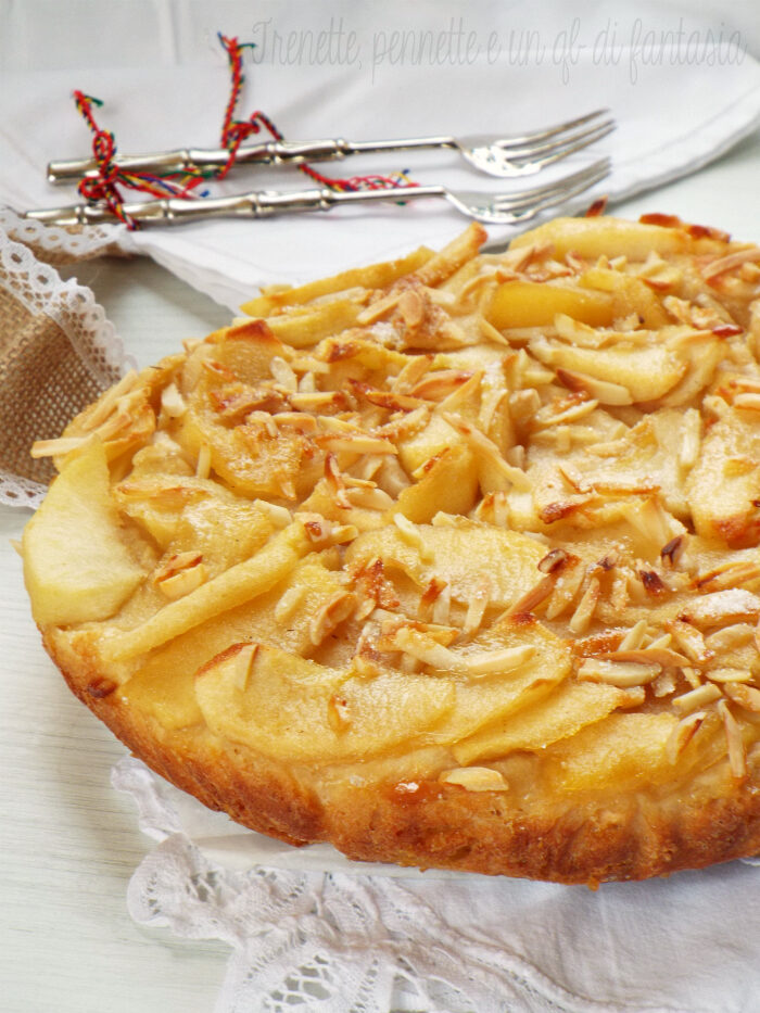 Torta di mele senza uova |dolce lievitato