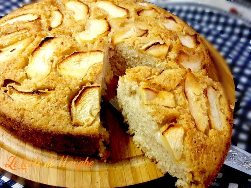 Torta di mele senza uova e burro