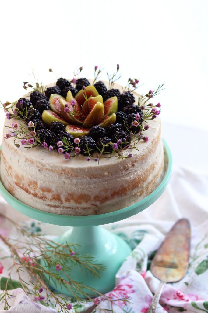 Torta di more e fichi