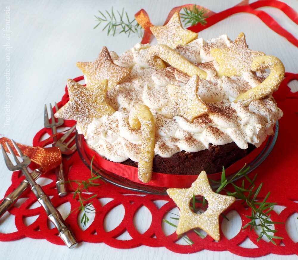 Torta di natale al cioccolato
