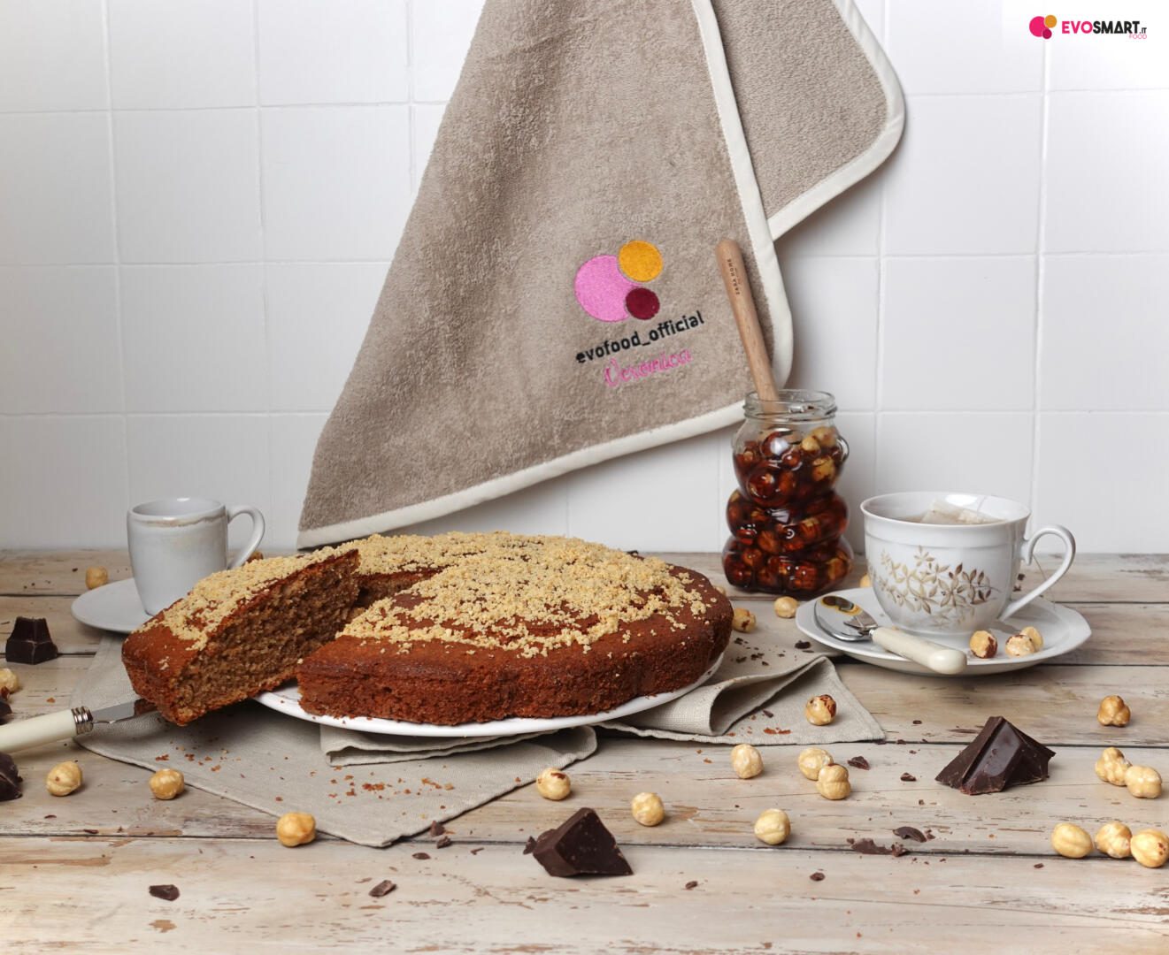 Torta di nocciole e cacao facile e veloce