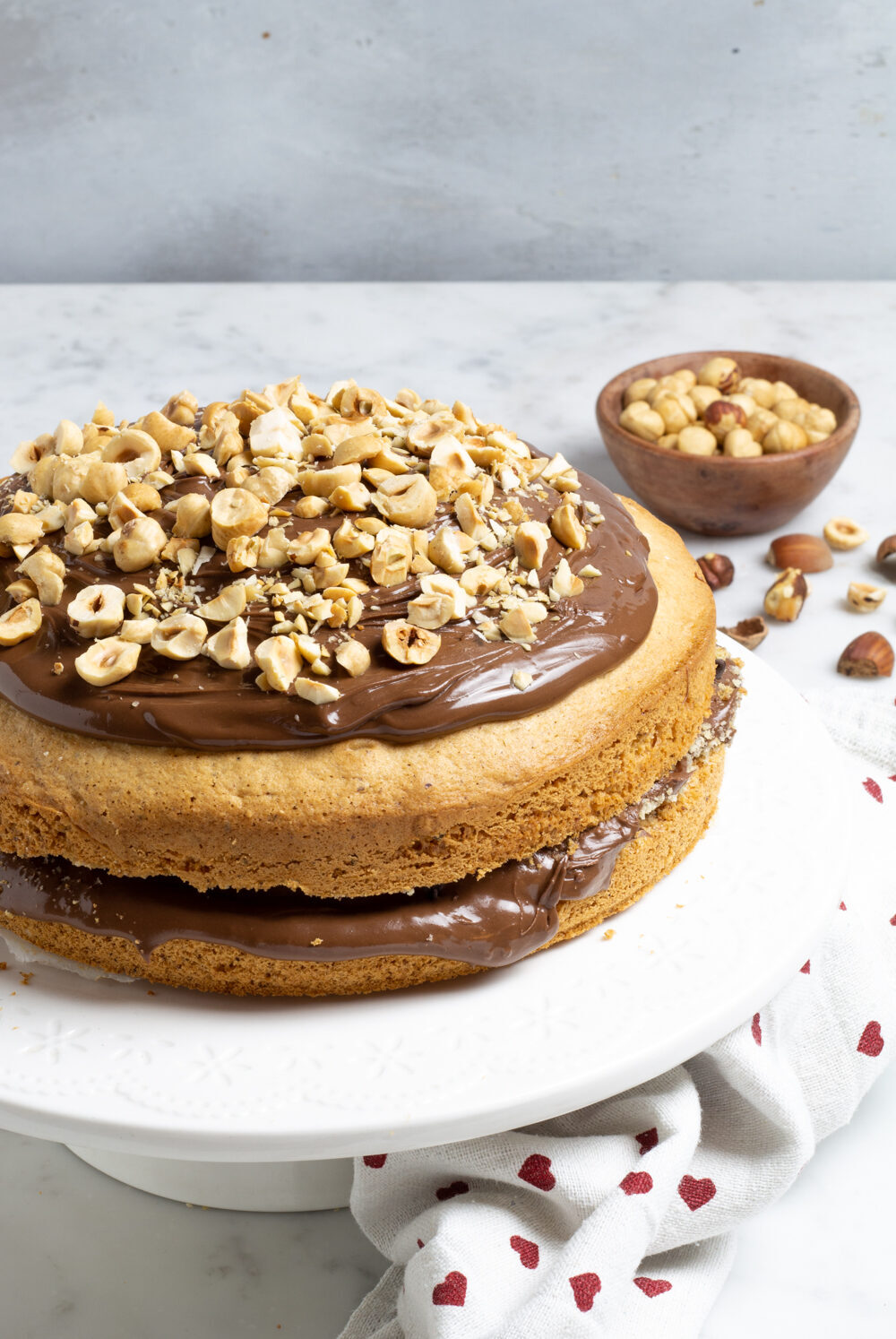 Torta di nocciole sofficissima