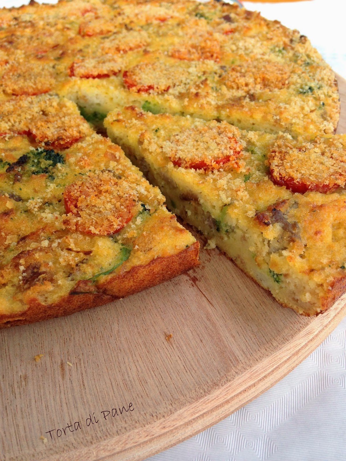 Torta di Pane Broccoli e Salsiccia